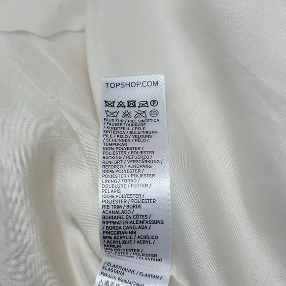 Topshop Colorblock Coat US 6 - Picture 10 of 10